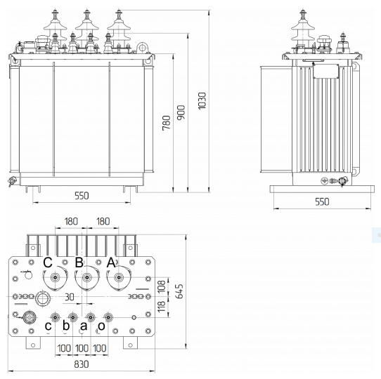 трансформатор тмг-100/10-ухл1  10/0,4 д/yн-11  алттранс  2024г