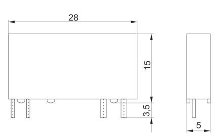 реле интерфейсное ork с розеткой 1a 24в dc oni (контакт no) 