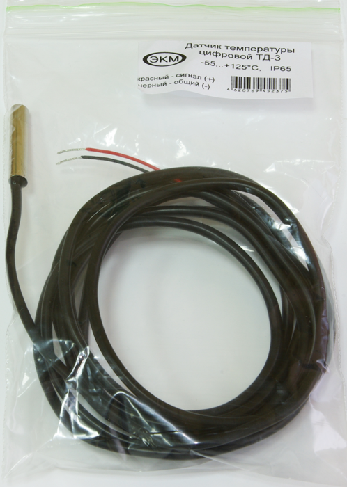 Термодатчик ТД-3, кабель 2м, (-55...+125гр.) IP54 (Меандр)