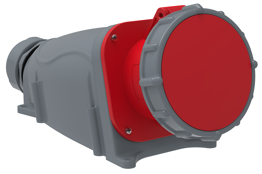 розетка стационарная сси-145 125а-6ч/200/346-240/415в 3р+ре+n ip67 magnum иэк 
