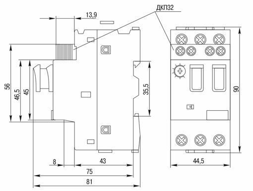 пускатель ручной кнопочный прк32-2,5 in=2,5a ir=1,6-2,5a 660в iek