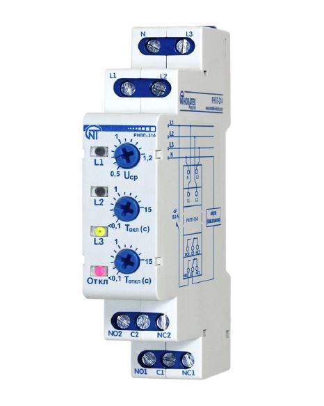 реле напряжения рнпп-314 (новатек-электро) 