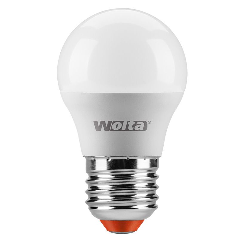 Лампа LED G45 шар 6Вт 4000К E27 WOLTA