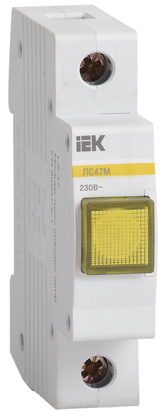 сигнальная лампа лс-47м (желтая) (матрица) иэк