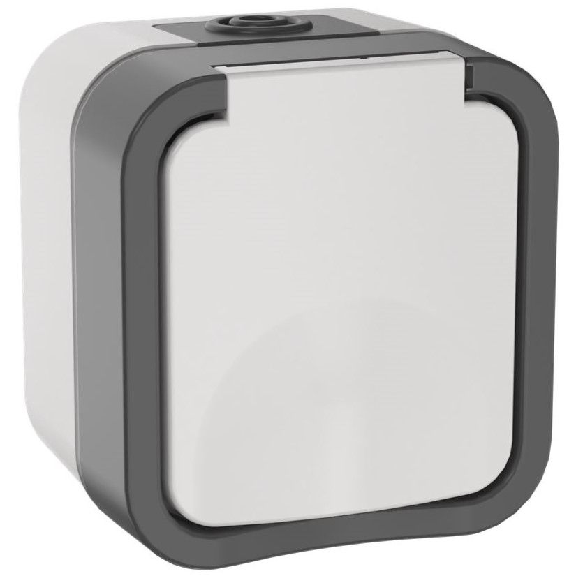 tors розетка 1-я с з/к кр. 16а ip55 ts220 сер-бел iek