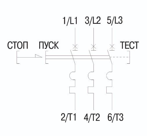 пускатель ручной кнопочный прк32-2,5 in=2,5a ir=1,6-2,5a 660в iek