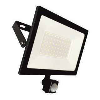 прожектор светодиодный le led fl ir  50w black ip65 с сенсором (leek)