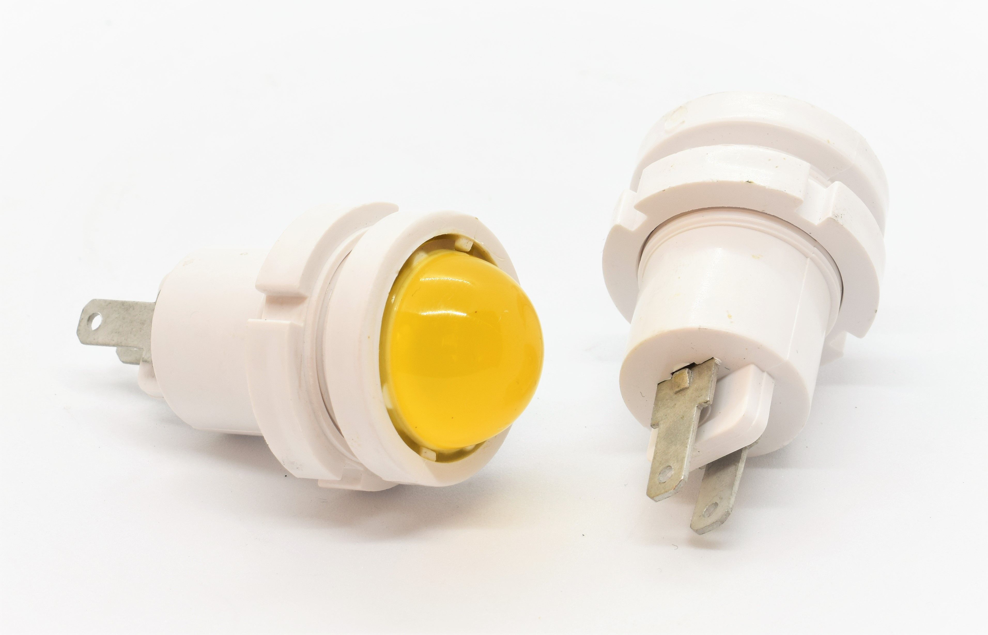 Светодиодная коммутаторная лампа СКЛ-12А-Ж-2-48 желтая, М22