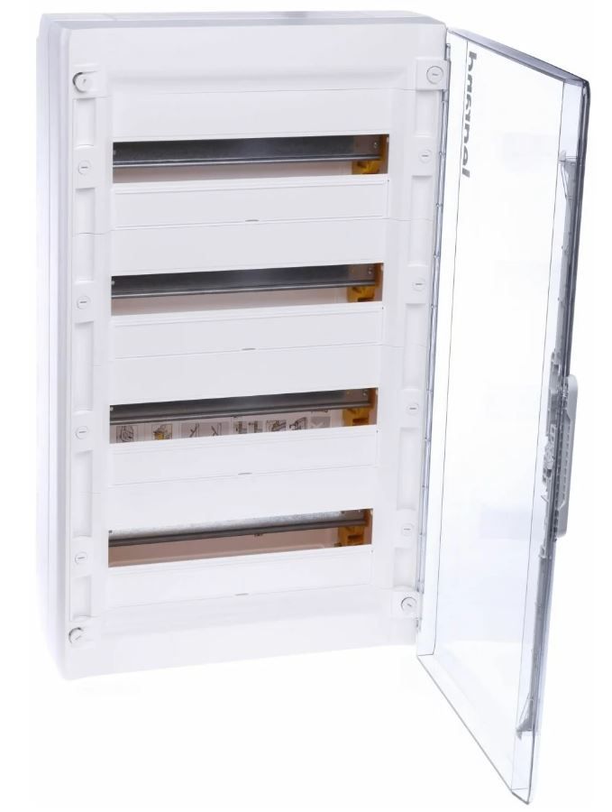 Корпус пластиковый XL³ 125 4х18 модулей прозрачная дверь IP40 (N+PE) Legrand