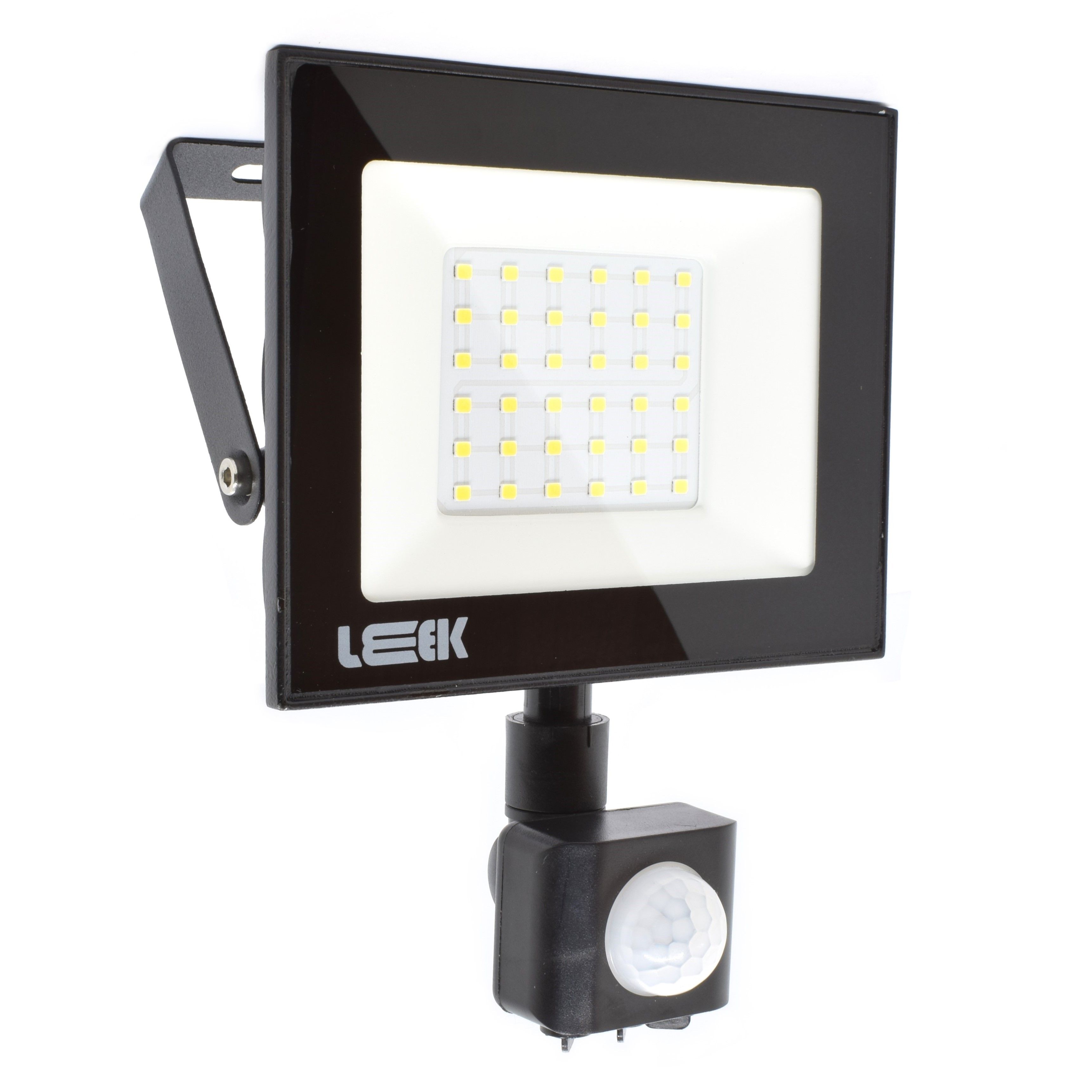 Прожектор светодиодный LE LED FL IR  30W BLACK IP65 с сенсором (LEEK)
