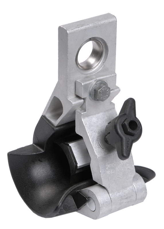 зажим поддерживающий зпс 2х25-4х120/1800/30 (sо130.02) iek  (болт с барашком) 