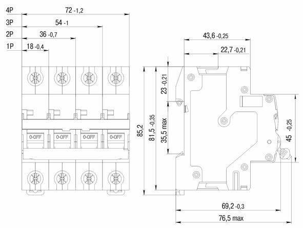 armat автоматический выключатель m06n 1p c 40а iek