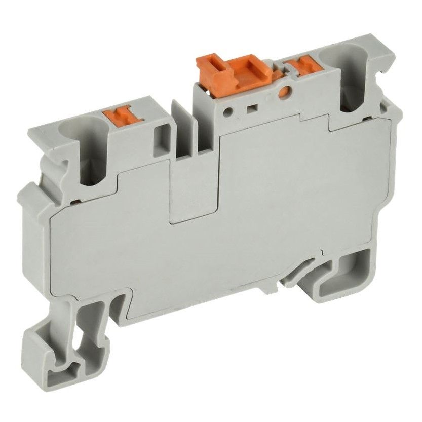 колодка клеммная cp-dt измерительная с ножевым размыкателем 4мм2 серая iek 