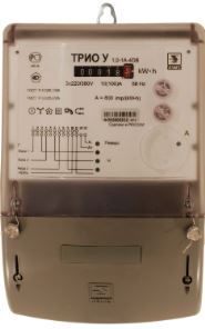 электросчётчик трио у  220/380в  5/10а  3ф.кл.1.0 (лэмз)  (дата выпуска 05.2013г.)
