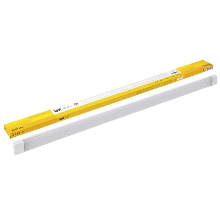 светильник светодиодный линейный дбо 4002 36вт 4000к ip20 1200мм опал iek