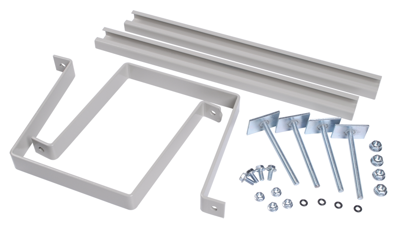 комплект крепления корпуса к столбу скобой (иэк) 