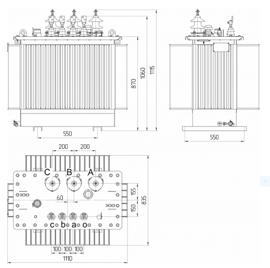 трансформатор тмг-250/6-ухл1  6/0,4 кв  д/yн-11  алттранс  2024г
