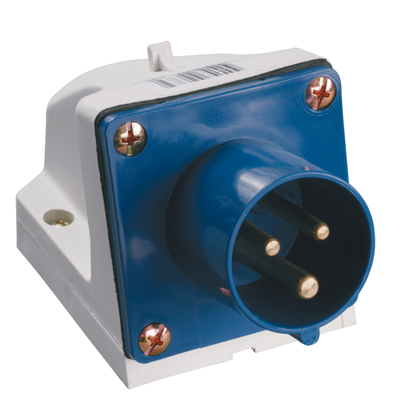 вилка стационарная сси-513 16а 2p+pe 200-250в ip44 iek 