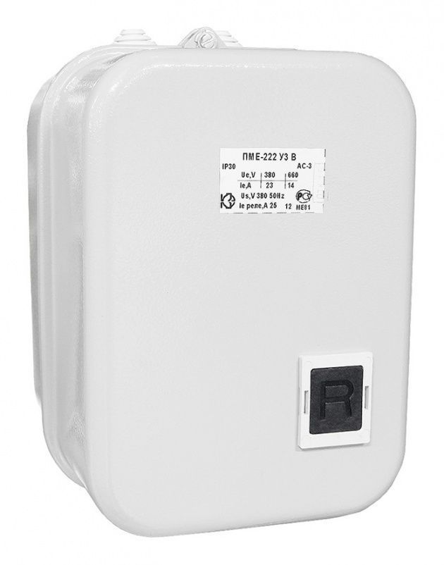 пускатель пме 222 220в 25а 1з+1р (кзэ)