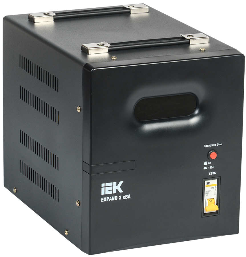 стабилизатор напряжения переносной expand 3ква iek