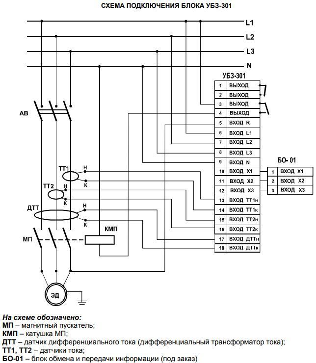 универсальный блок защиты убз-301 63-630а (новатек-электро) 
