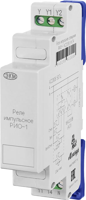 реле импульсное рио-1 ac230в ухл4 (меандр) 