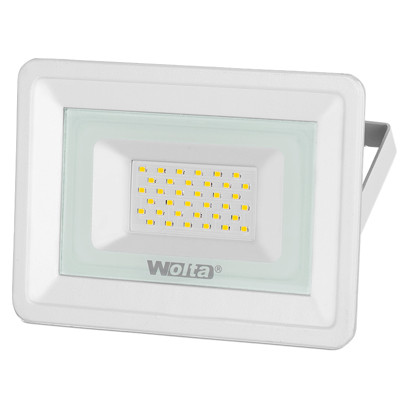 Прожектор светодиодный WOLTA WFL-30W/06W белый 30Вт 5700К IP65