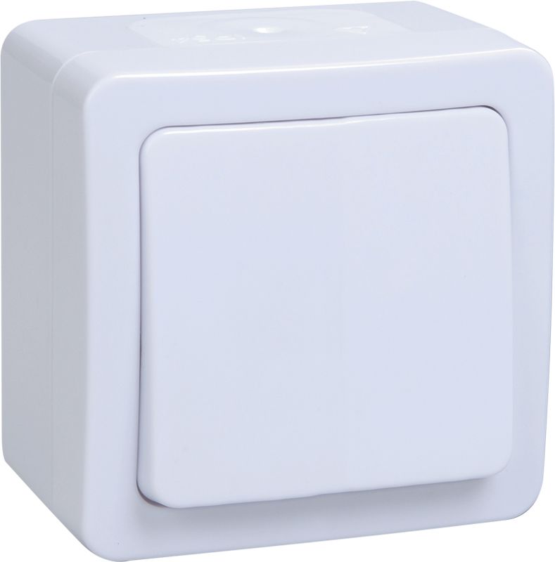 выключатель открытой проводки брызгозащишенный кнопочный ip54