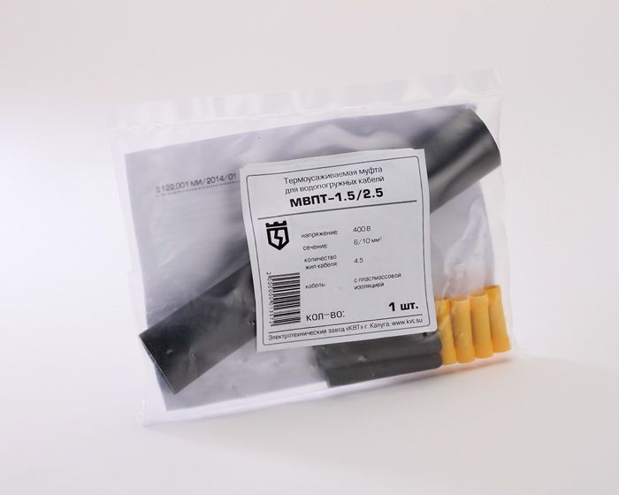 муфта кабельная соединительная мвпт-4/6 (™квт) для водопогружных кабелей