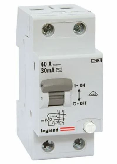 выключатель дифференциальный (узо) lr 2p 40а 30mа legrand