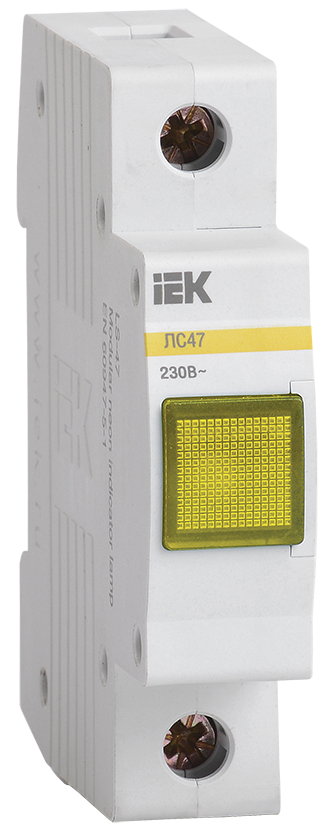 сигнальная лампа лс 47 (иэк) "желтая"