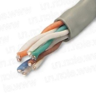lan-кабель (витая пара) utp-5е 4х2х24 awg cu lux (4х2х0,52) (упак 305м) eltros