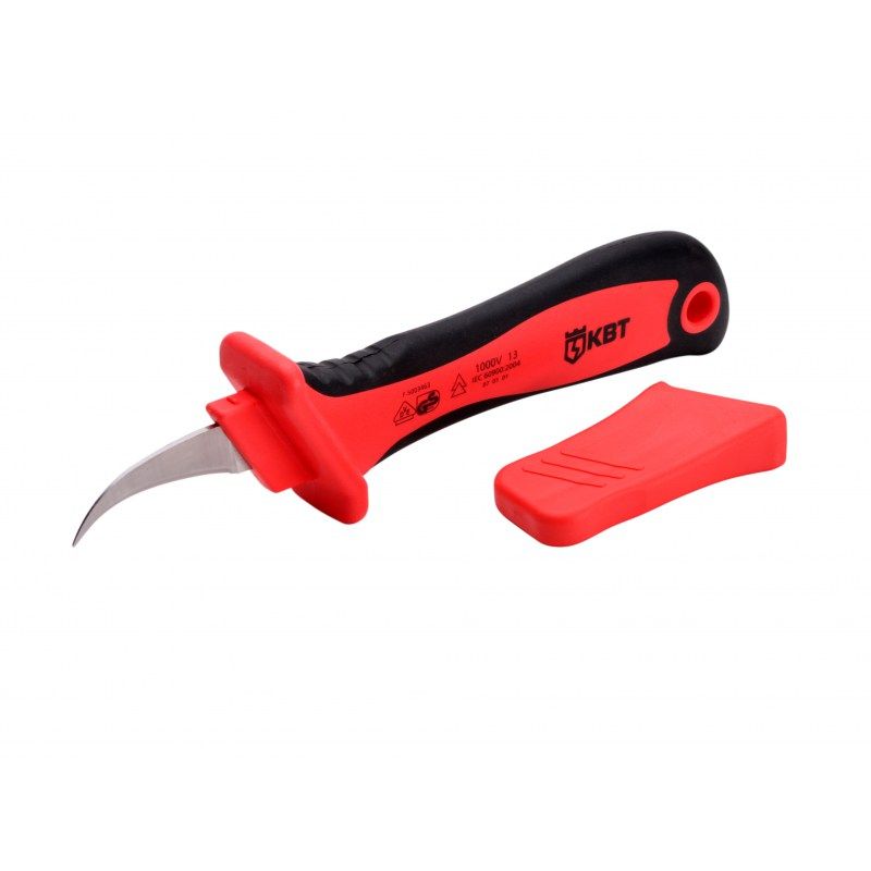 нож нми-03 диэлектр., изогнутое лезвие (квт) 