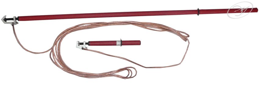 заземление переносное зпл-35-1 25 мм, 1 штанга, 12 м спуск