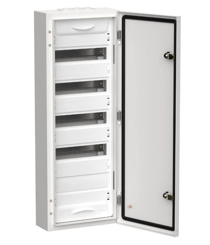titan 5 корпус металлический щрн-60 ip54 белый (одна дверь) iek