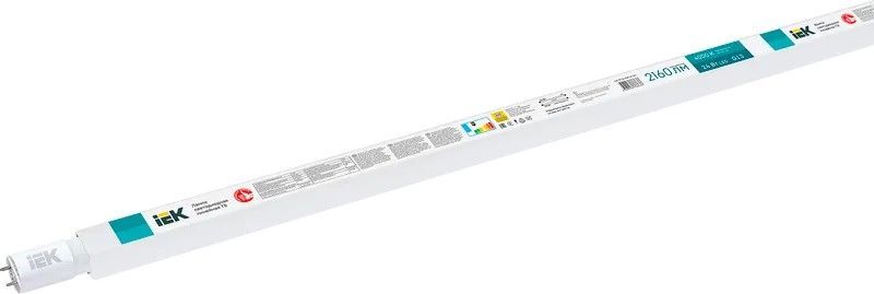 лампа led t8 линейная 24вт 4000к g13 1514мм (упак.20шт) iek