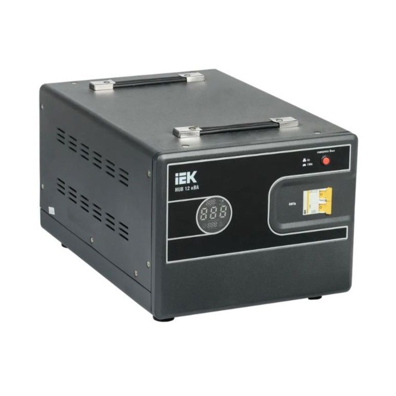 стабилизатор напряжения переносной hub 12ква iek