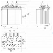 трансформатор тмг-100/10-ухл1  10/0,4 д/yн-11  алттранс  2024г