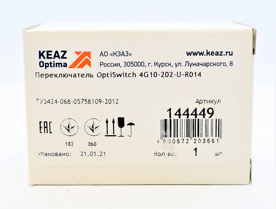 переключатель optiswitch 4g10-202-u-r014
