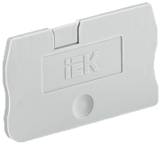 заглушка для кпи 2в-1,5/2,5 серая iek 