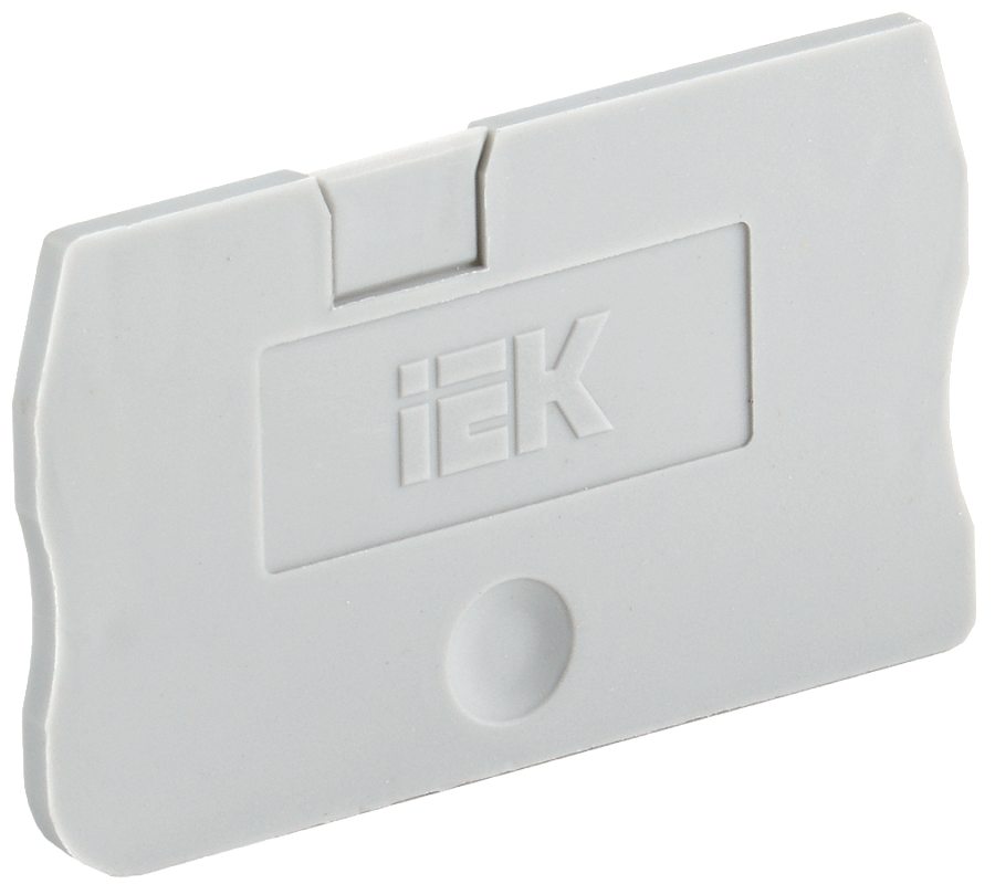 заглушка для кпи 2в-1,5/2,5 серая iek 
