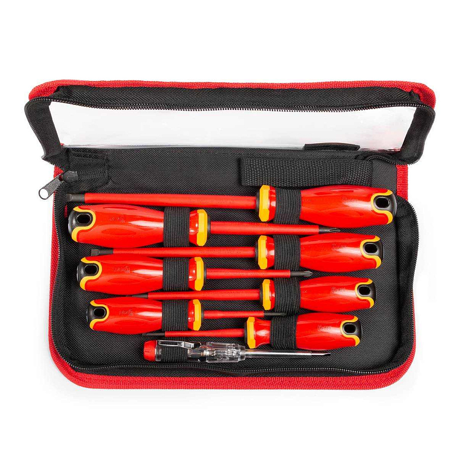 набор диэлектрических отверток нио-2208-s серия профи (квт) 