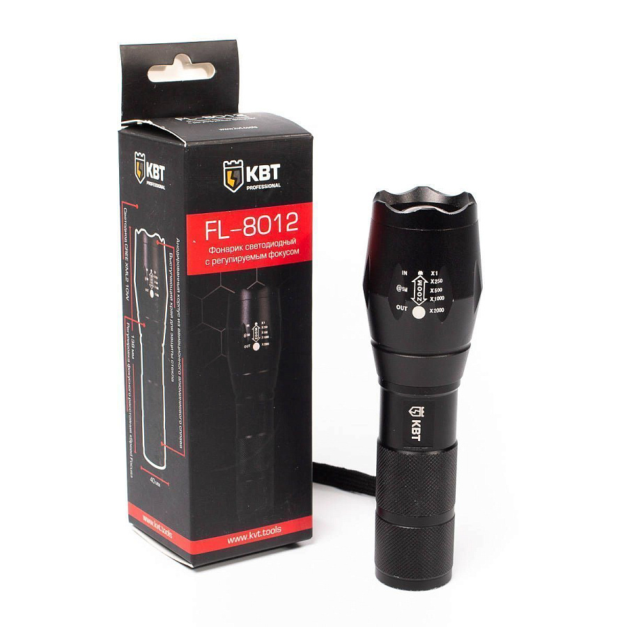 фонарик fl-8012 серия профи ™квт