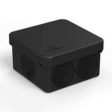 Коробка Промрукав  70х70х40 распаячная о/п черная IP66 двухкомпонентная (упак.150шт.)