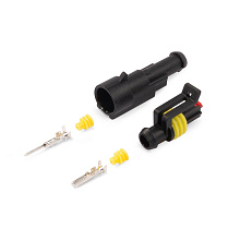 Разъём герметичный автомобильный РГА-1П (10шт/уп) (КВТ) 