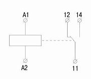 реле интерфейсное orm 3 1no+1nc 24в dc iek 