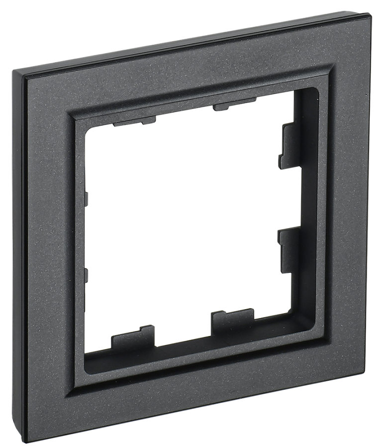 brite рамка 1-местная ру-1-брч черный iek