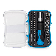 набор отвертка с битами нб-46 серия мастер (квт) 