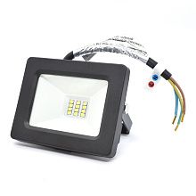 Прожектор светодиодный LE LED FL1  10W BLACK 6500К IP65 (LEEK)