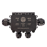 коробка распределительная герметичная 4-х вводная mg box m-4 ip68 (fortisflex)